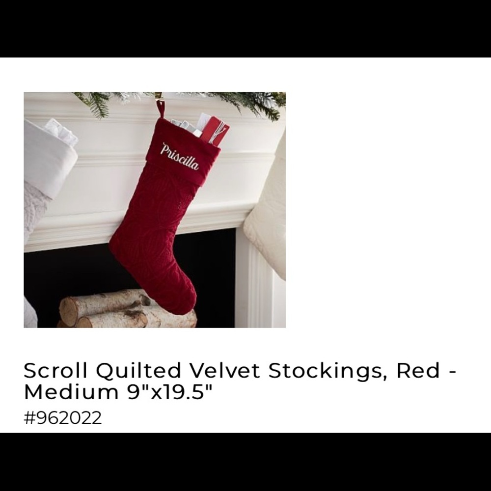 2 Pottery Barn stockings